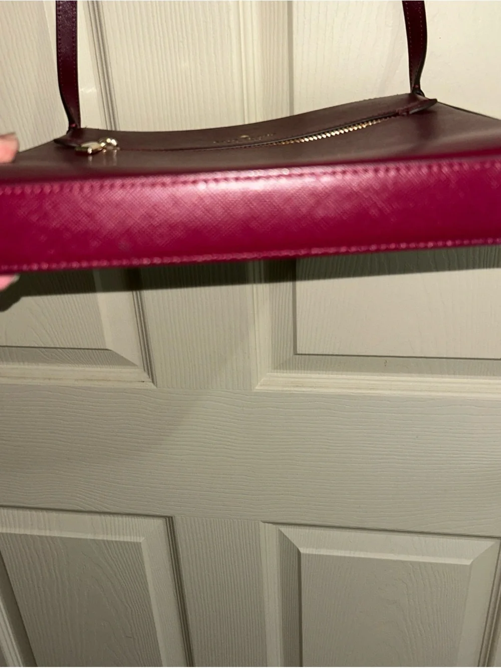 Kate Spade Red Sadie North South Crossbody Leather Purse Bag